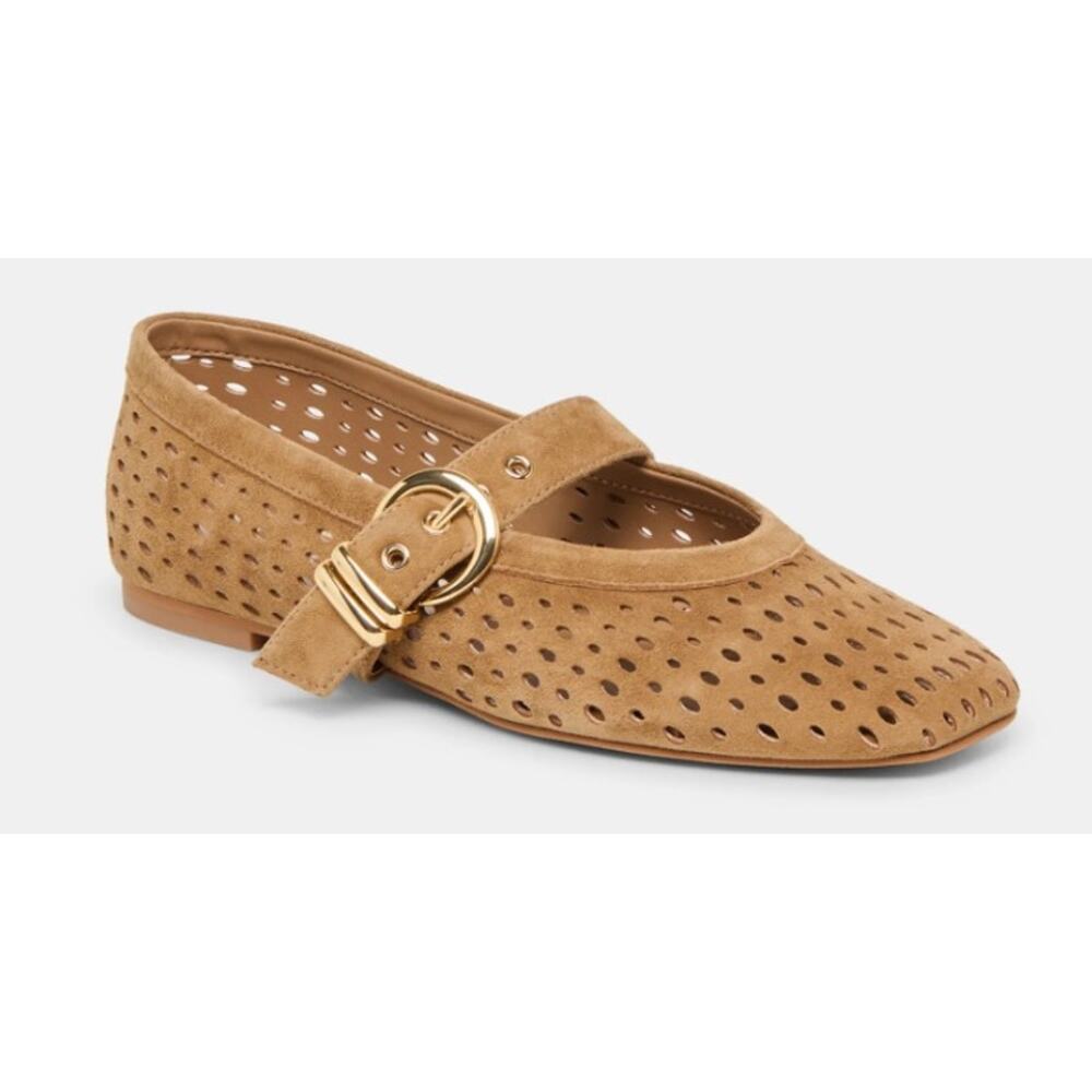 NWT Dolce Vita Mikel Perforated Buckle Mary Jane Flats Women’s Sz. 8.5 - Picture 2 of 8